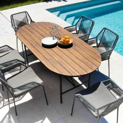 Fauteuil de jardin empilable Seville - Gris
