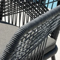Fauteuil de jardin empilable Seville - Gris