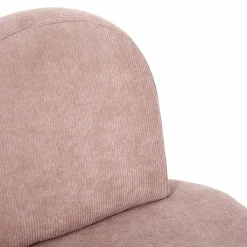 Fauteuil enfant velours (H50 cm) Augustin Rose