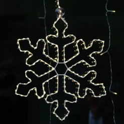 Flocon lumineux à suspendre 220 LED (D37 cm) Everest Blanc chaud