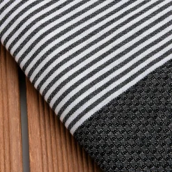 Fouta coton recyclé (100 x 200 cm) Océane Noire