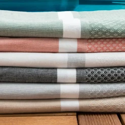 Fouta coton recyclé (100 x 200 cm) Selma Grise