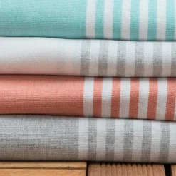 Fouta coton recyclé (200 x 200 cm) Summer Blanche