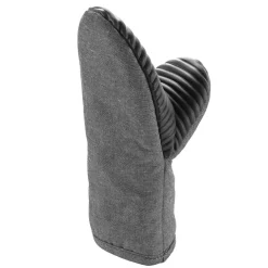 Gant de cuisine coton (24.5 x 14.5 cm) Adam Gris anthracite