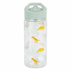 Gourde enfant plastique (17,5 cm) Dino Verte