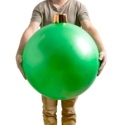 Grande boule de Noël gonflable (D65 cm) Vert