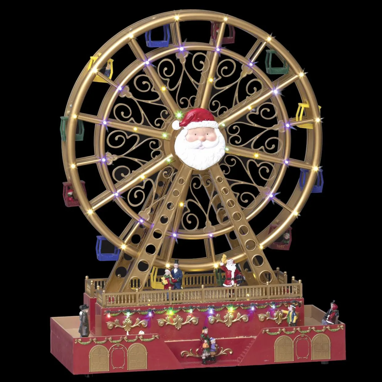 Grande roue lumineuse et musicale Visage