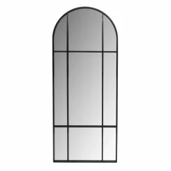 Grand miroir à poser en métal (H173 cm) Industriel Noir