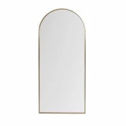 Grand Miroir à poser en métal (H180 cm) Dallas Doré