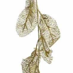 Guirlande de feuilles (190 cm) Délia dorée