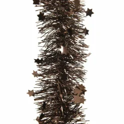 Guirlande de Noël (D10 cm) étoilée Alpine Marron foncé