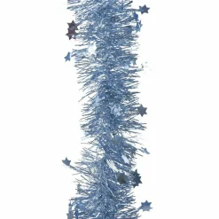 Guirlande de Noël (D9 cm) étoilée Alpine Bleu vaporeux