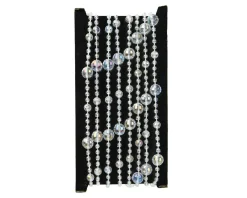 Guirlande de perles (270 cm) Ice Christmas Transparent