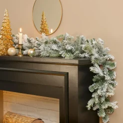 Guirlande de sapin (270 cm - D30) Givra Blanc enneigé