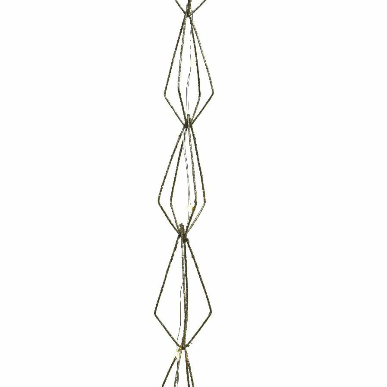 Guirlande lumineuse déco à piles 1,9 m Diamanti Blanc chaud