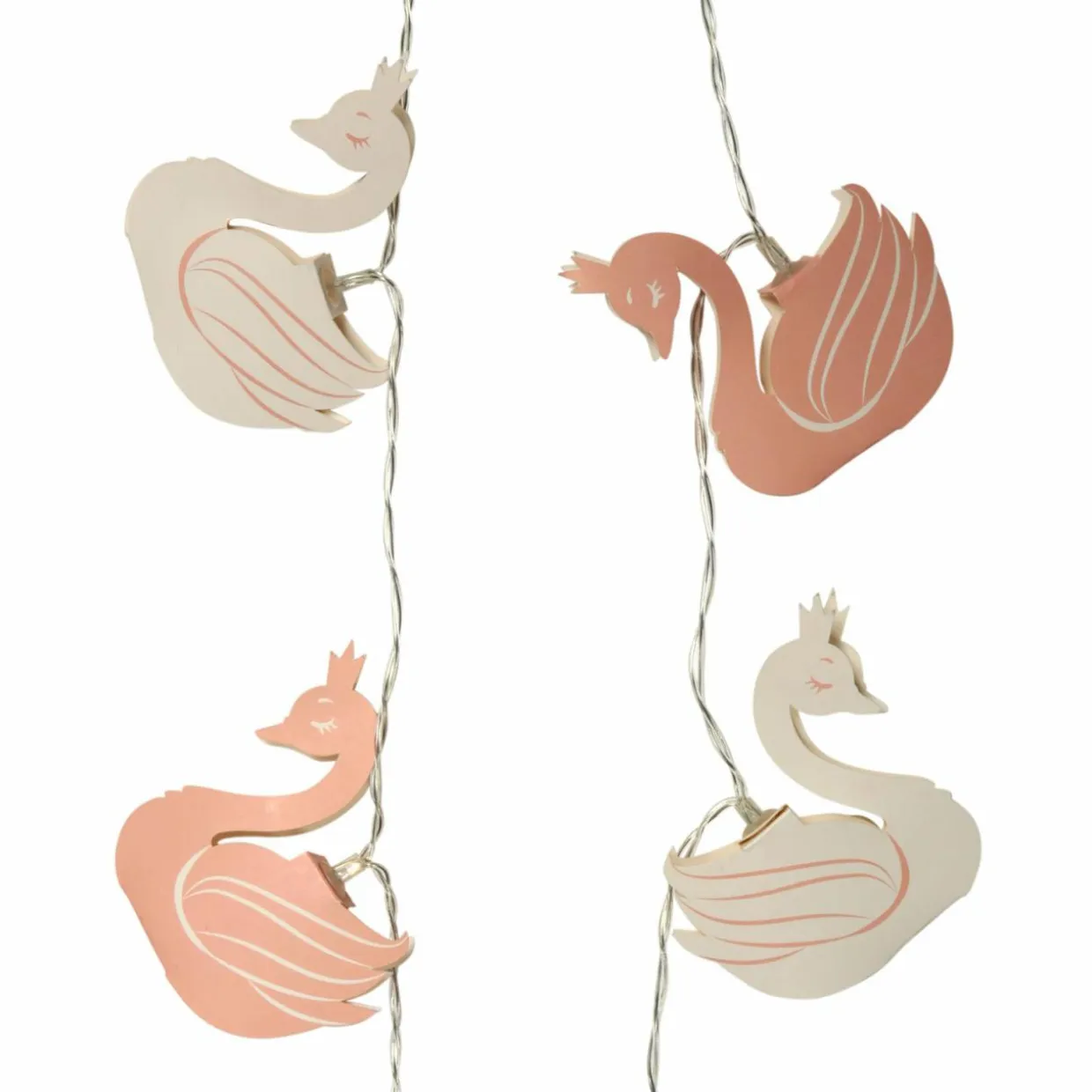 Guirlande lumineuse LED enfant (165 cm) Cygne Blanche
