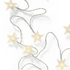 Guirlande lumineuse 24 LED (4,6 m) Étoiles filantes Blanc chaud