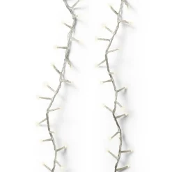 Guirlande lumineuse 34 m 1500 LED câble transparent Luxe Blanc chaud