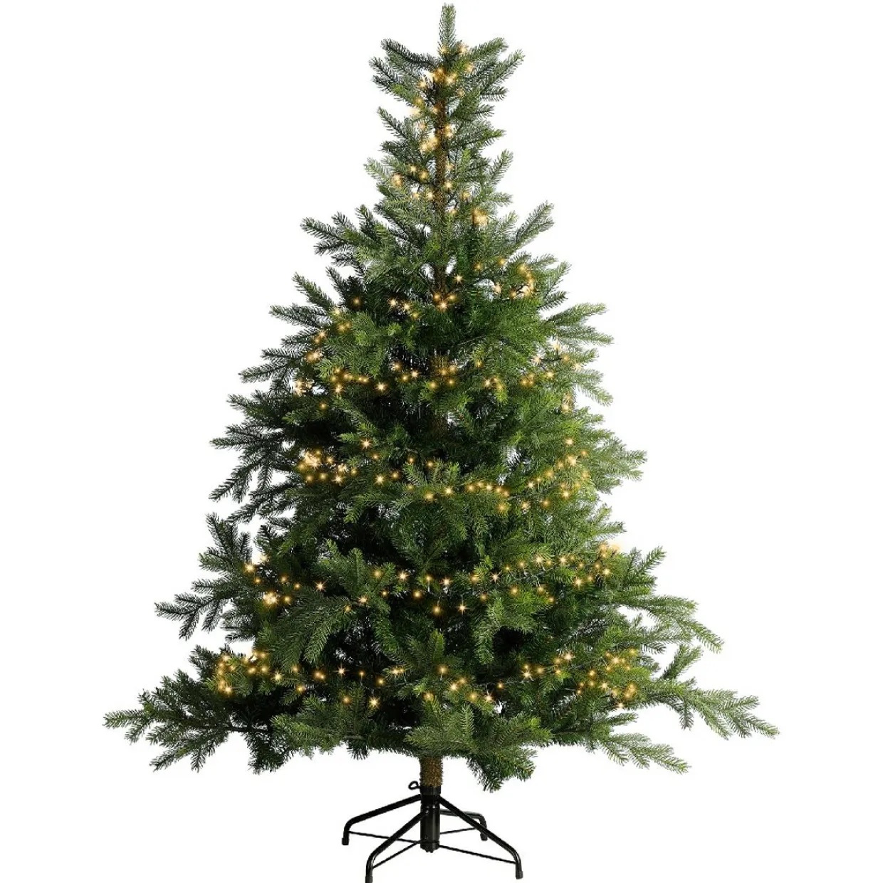 Guirlande lumineuse 45 m 2000 LED câble vert Luxe Blanc chaud