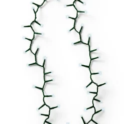 Guirlande lumineuse 34 m 1500 LED câble vert Luxe Blanc froid