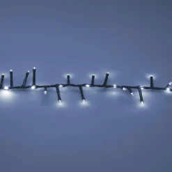 Guirlande lumineuse 15 m 1060 LED câble noir Boa effet cascade Blanc froid