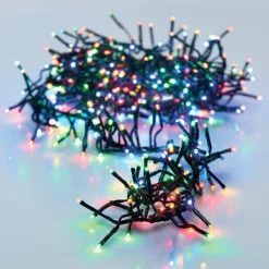 Guirlande lumineuse 11 m 1512 LED câble noir Boa Multicouleur