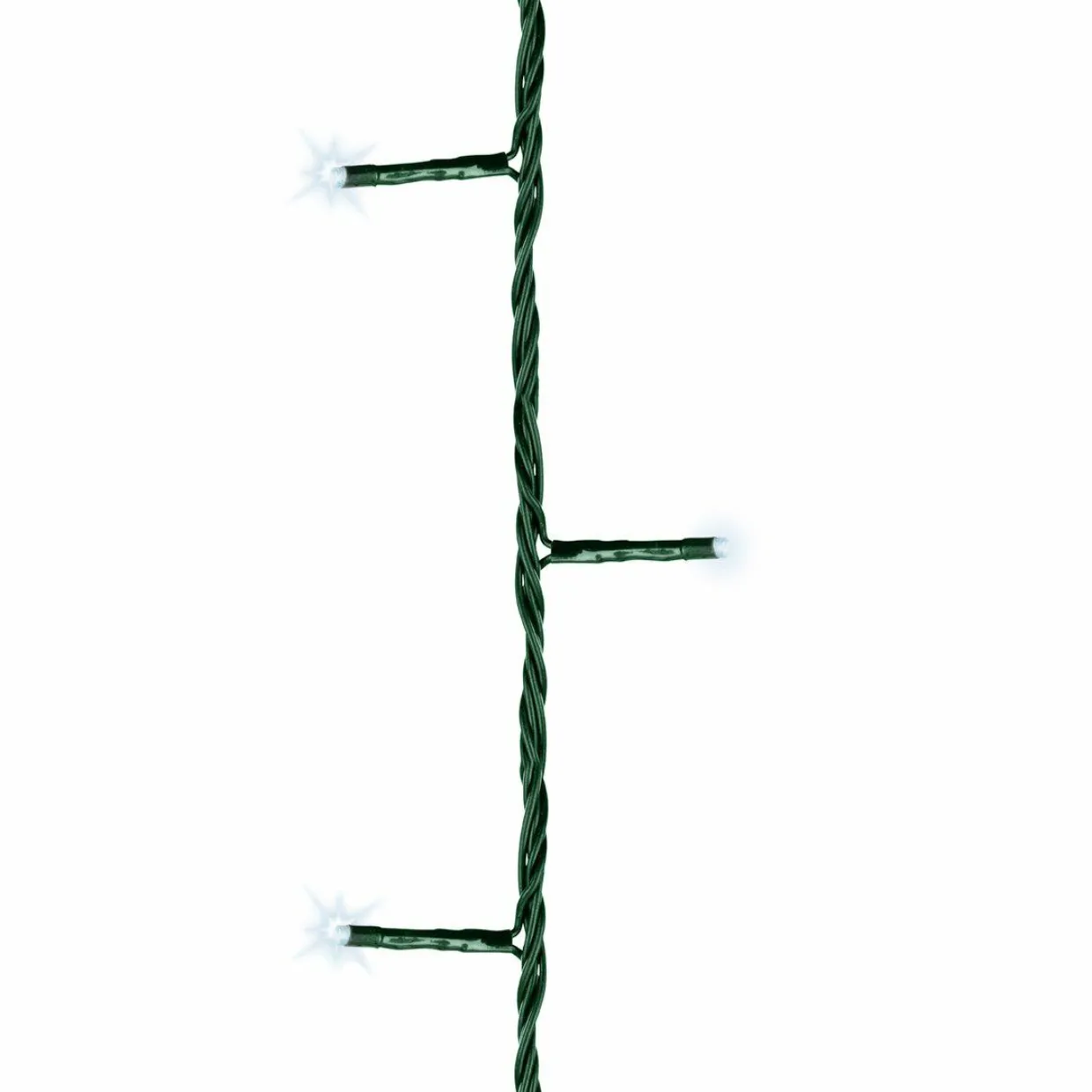 Guirlande lumineuse 18,70 m 250 LED câble vert Raccordable Blanc froid