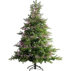 Guirlande lumineuse 6 m 480 Micro LED câble argent Luxe Tricolore Rose, blanc chaud et froid