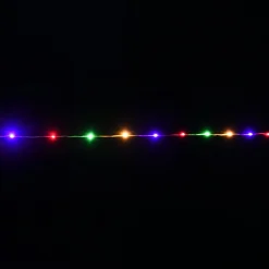 Guirlande lumineuse 10 m 100 Micro LED câble transparent Super brillante Multicolore