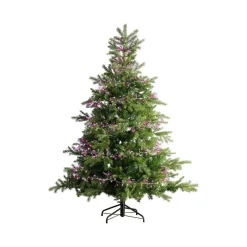 Guirlande lumineuse 12 m 960 Micro LED câble argent Luxe Tricolore Rose blanc chaud et froid