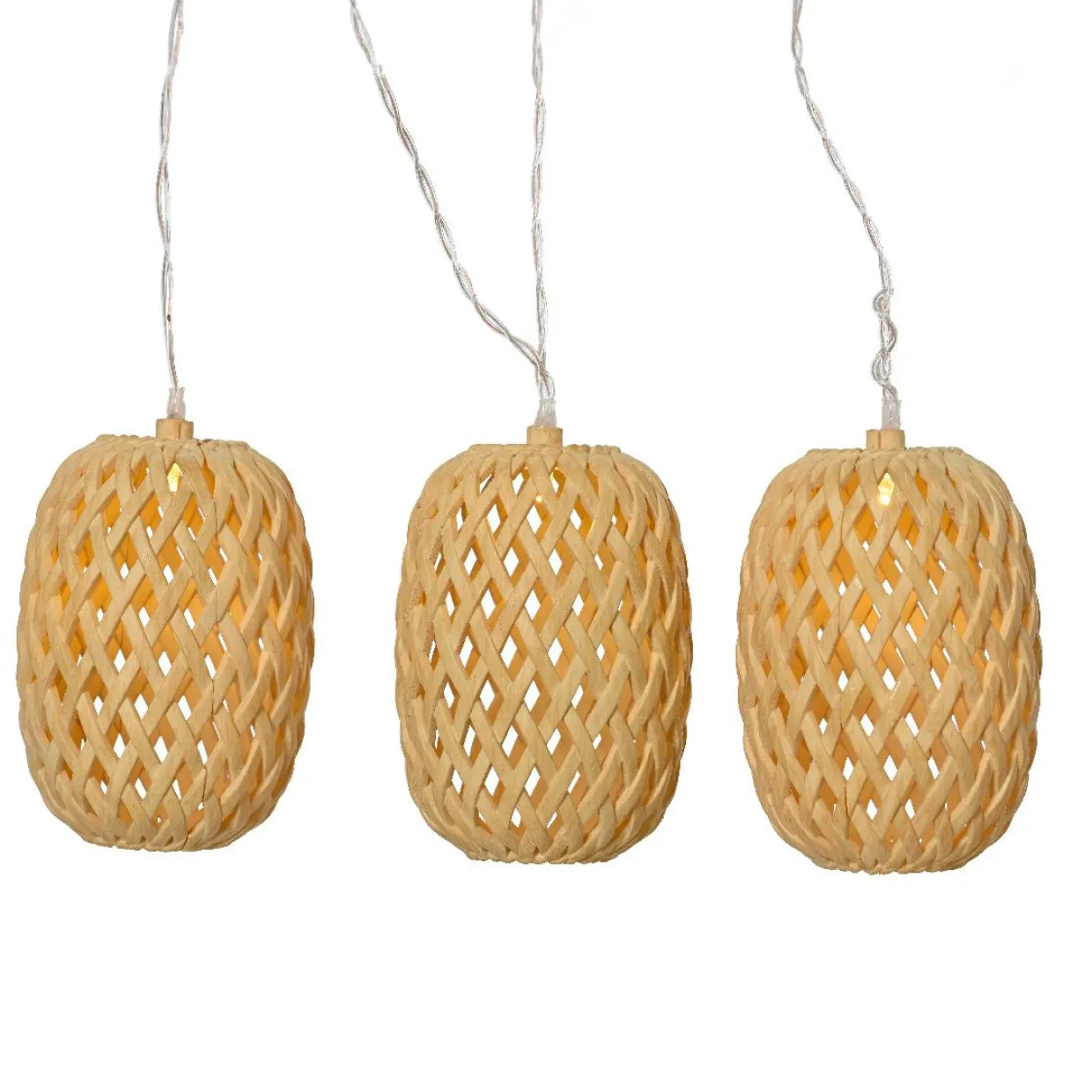 Guirlande lumineuse solaire 4,5 m 10 LED (H28 cm) Balista Naturel