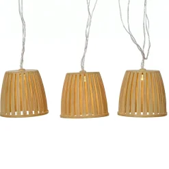Guirlande lumineuse solaire 4,5 m 10 LED (H28 cm) Celesta Naturel