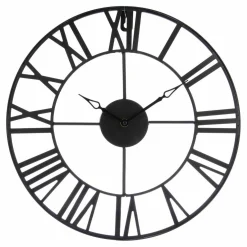 Horloge murale en métal (D36,5 cm) Dali Noir