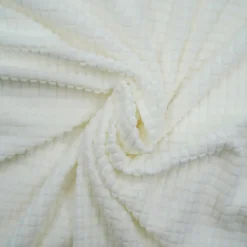 Housse de canapé extensible effet gaufré (225 x 245 cm) Sacha Blanc