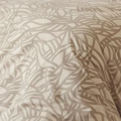 Housse de couette coton lavé (240 x 220 cm) Séréna Beige