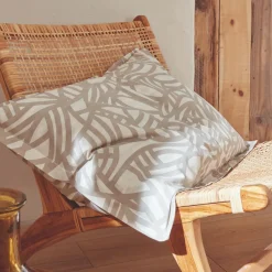 Housse de couette coton lavé (200 x 200 cm) Séréna Beige