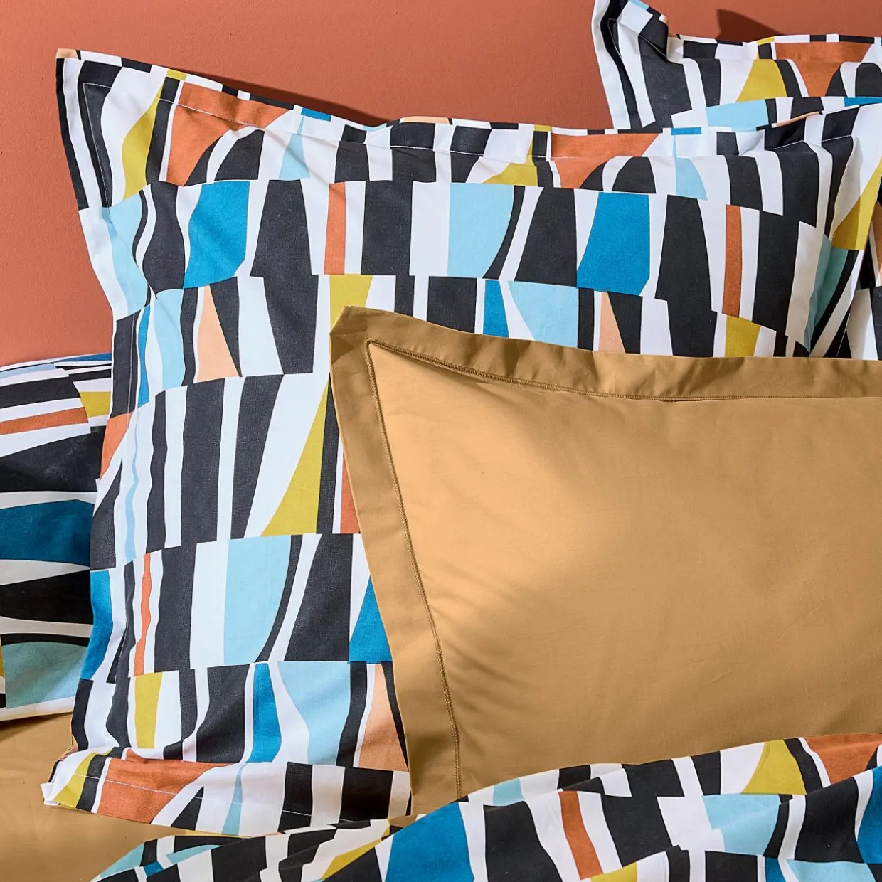 Housse de couette coton (280 x 240 cm) Pietro Multicolore