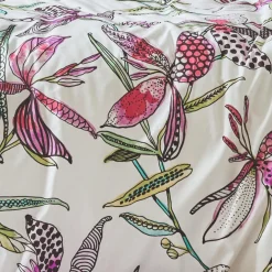 Housse de couette coton (240 x 220 cm) Pénélope Rose