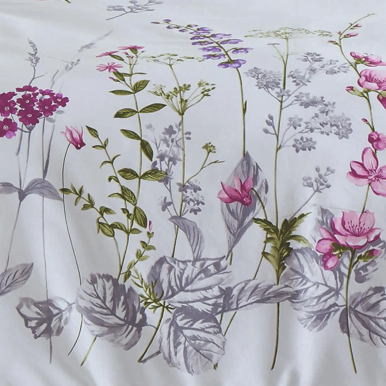 Housse de couette coton (260 x 240 cm) Pretty Blanche