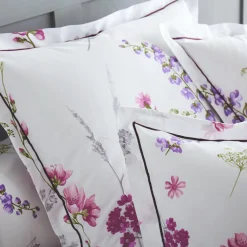 Housse de couette coton (260 x 240 cm) Pretty Blanche