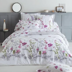 Housse de couette coton (240 x 220 cm) Pretty Blanche