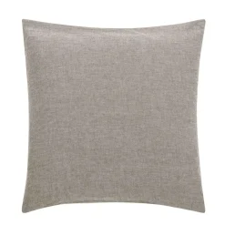 Housse de couette et deux taies d'oreiller coton (240 x 220 cm) Meline Gris anthracite