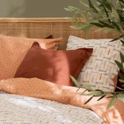 Housse de couette et deux taies coton (240 x 220 cm) Posei Multicolore