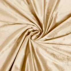 Housse de couette et deux taies d'oreiller velours (240 x 220 cm) Velina Beige sable