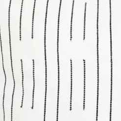 Housse de couette et deux taies coton (240 x 220 cm) Dobby Noire