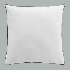 Housse de couette et deux taies coton lavé (240 x 220 cm) Linette Blanche