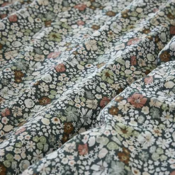 Housse de couette et deux taies coton (240 x 220 cm) Malia Multicolore