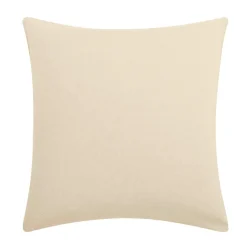 Housse de couette et deux taies d'oreiller coton (260 x 240 cm) Meline Beige sable