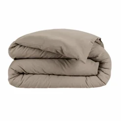 Housse de couette flanelle de coton (280 x 240 cm) Nina Ficelle