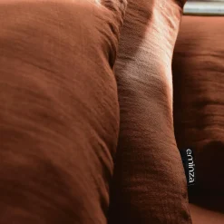 Housse de couette gaze de coton (140 x 200 cm) Gaïa Terracotta